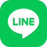 โลโก้ LINE สำหรับติดต่อบริการตรวจการ์ด